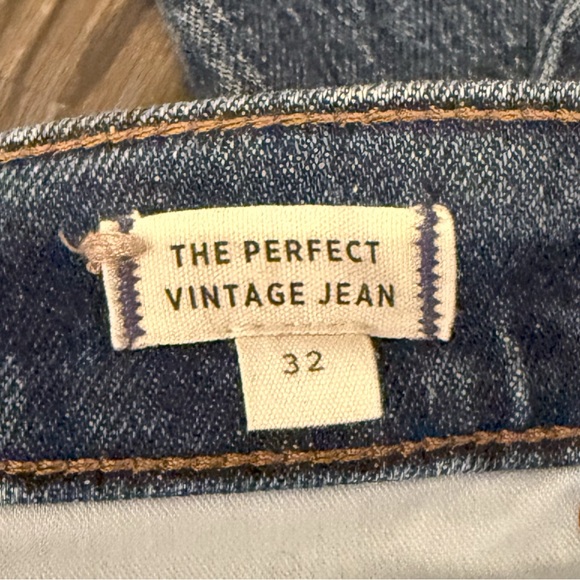 Madewell Perfect Vintage Jean in Decatur Wash Size 32 EUC - Picture 7 of 9